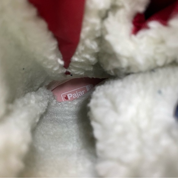 New! Pajar Grip Zip Red Lace Up Snow Boot 5 / 5.5 - Picture 13 of 15